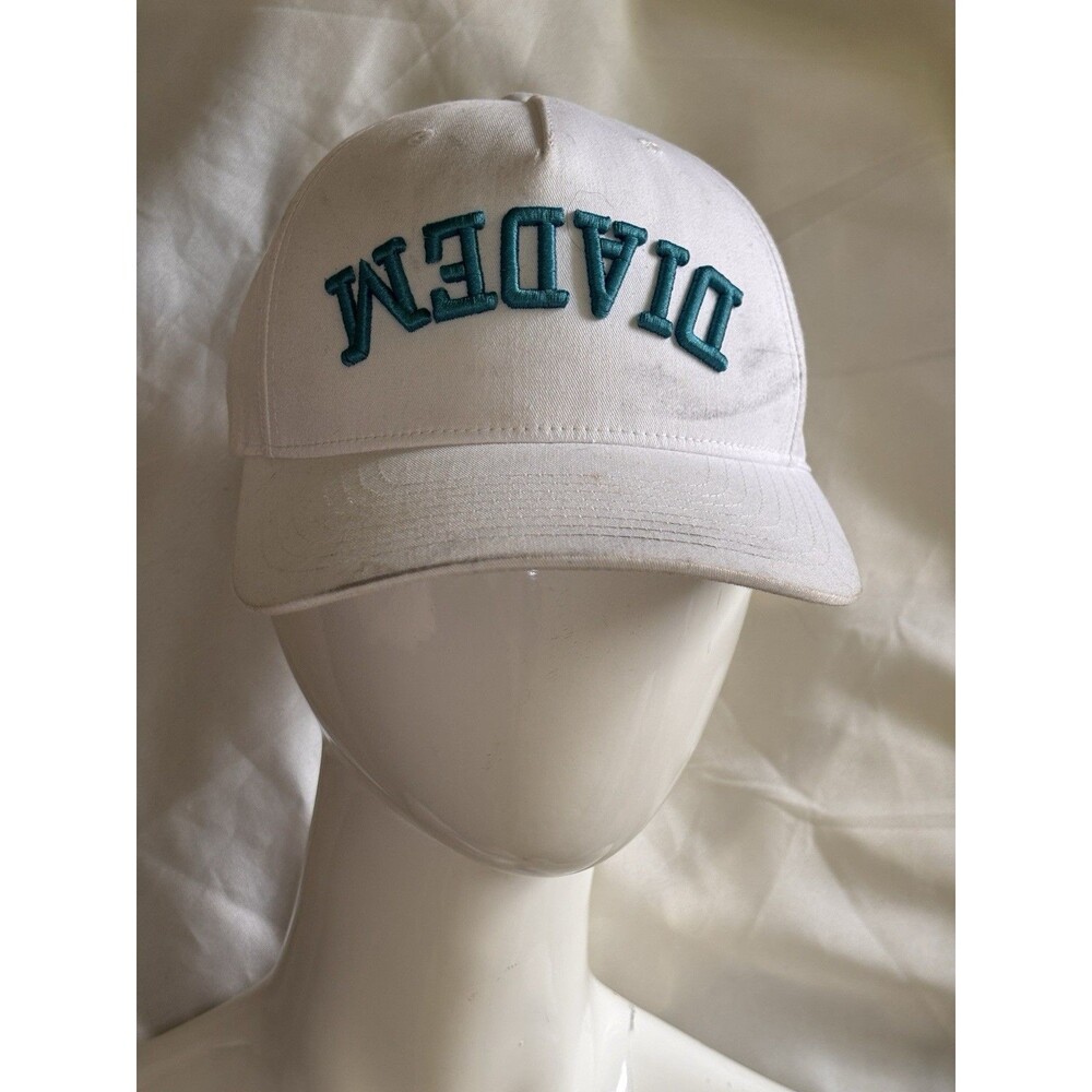 Diadem tennis hat White With Green Adjustable
